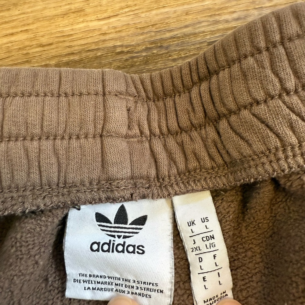 Adidas Taupe Brown Jogger Cargo Sweatpants - Picture 5 of 7